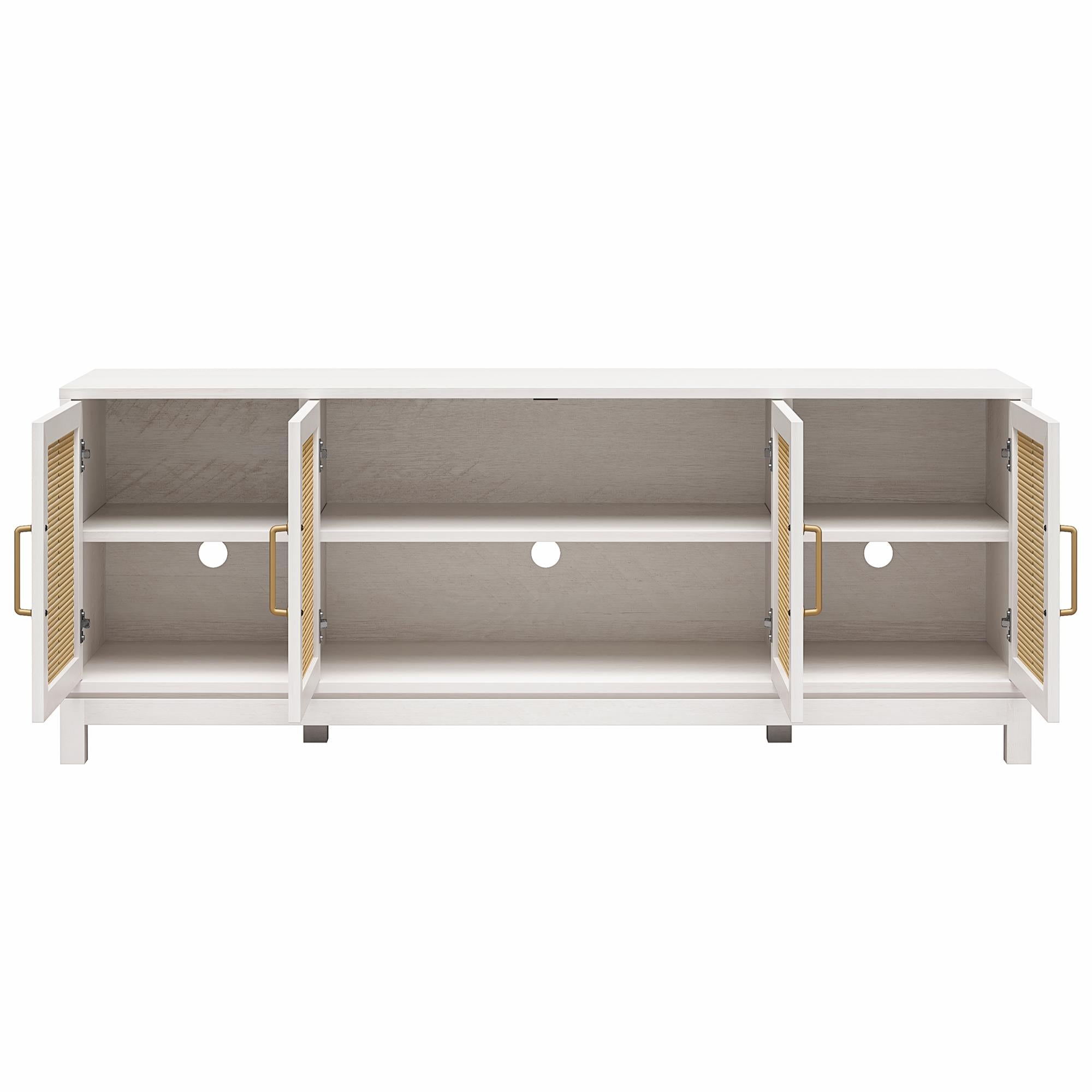 Mr. Kate Tess TV Stand for TVs up to 65" - Ivory Oak