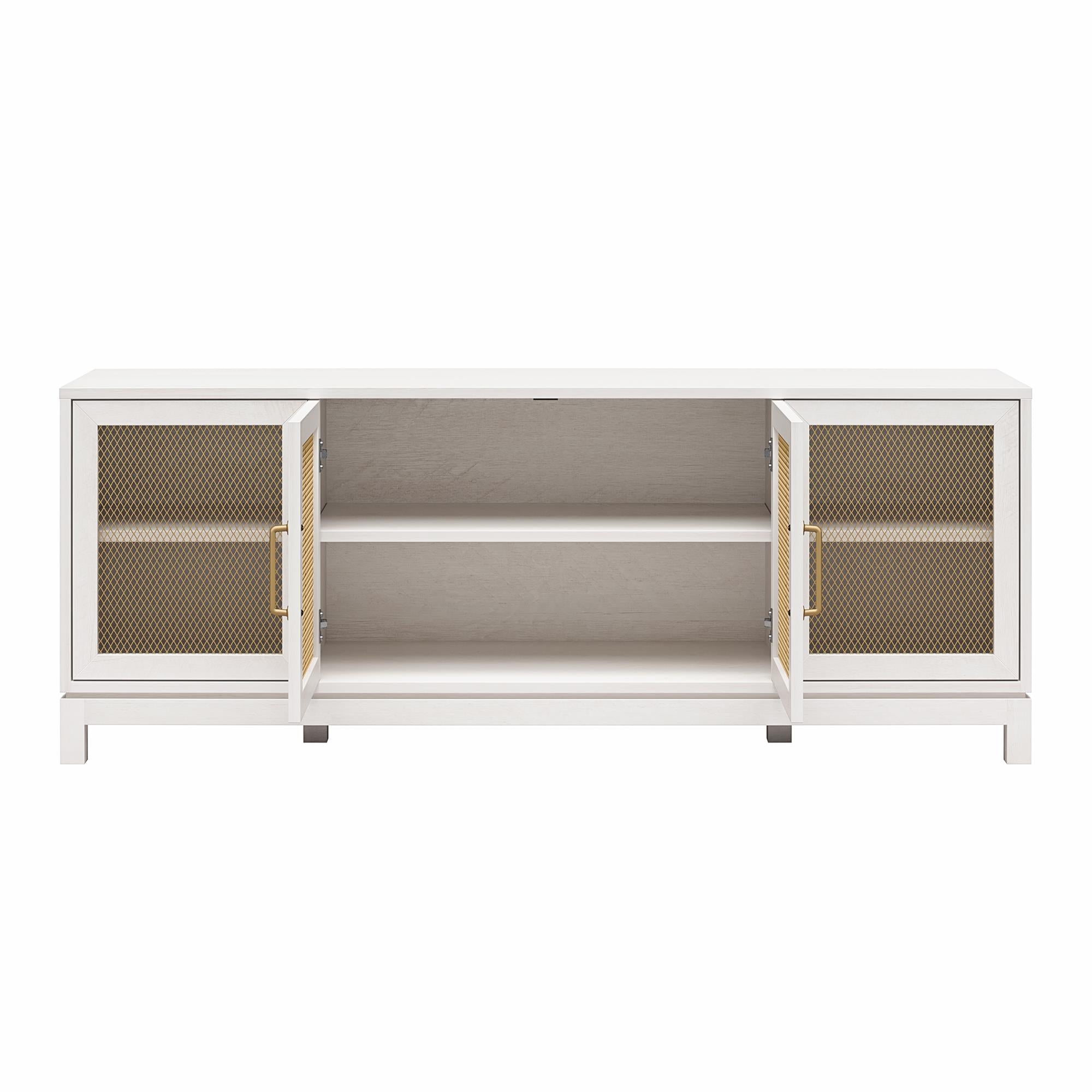 Mr. Kate Tess TV Stand for TVs up to 65" - Ivory Oak
