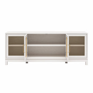 Mr. Kate Tess TV Stand for TVs up to 65" - Ivory Oak