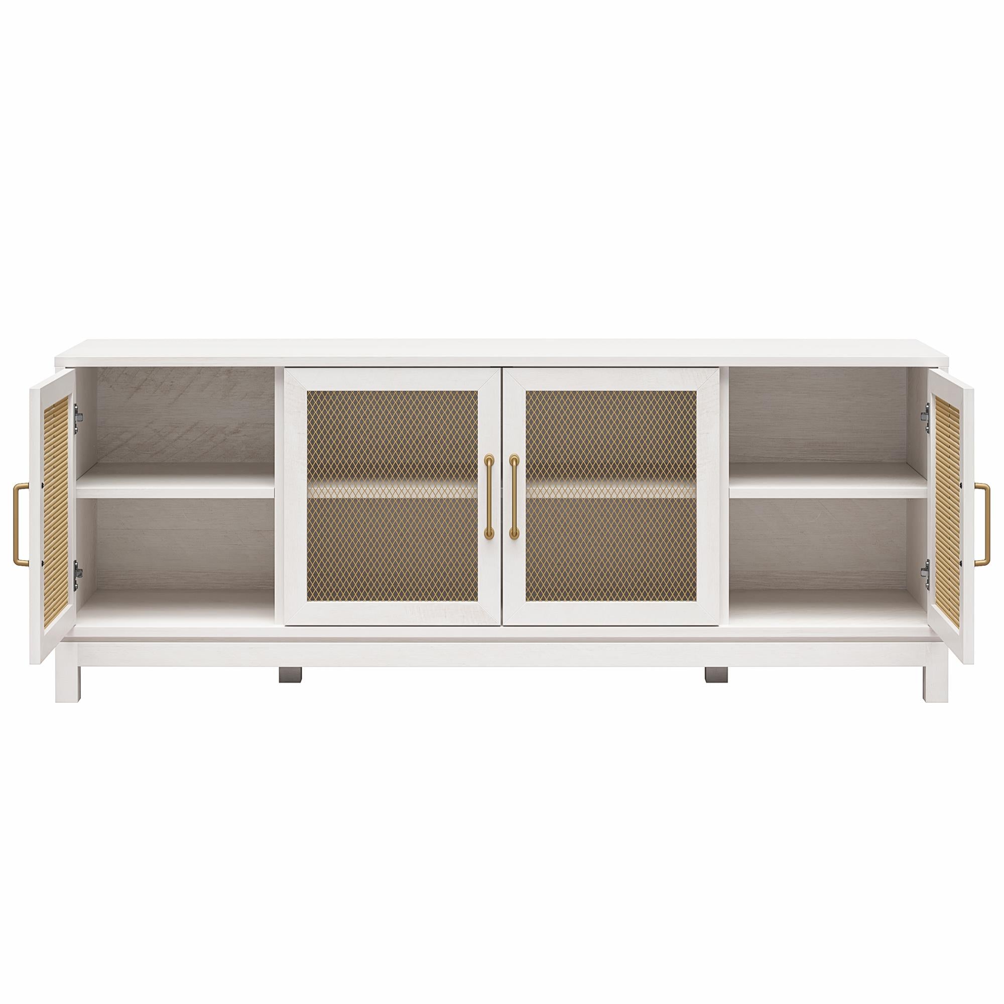 Mr. Kate Tess TV Stand for TVs up to 65" - Ivory Oak