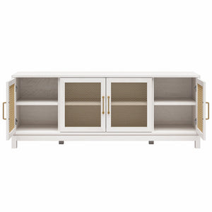 Mr. Kate Tess TV Stand for TVs up to 65" - Ivory Oak