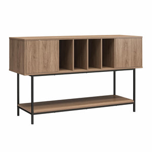 Novogratz Cooper Media Credenza/DJ Stand - Danish Walnut