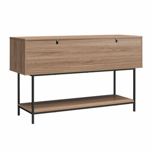 Novogratz Cooper Media Credenza/DJ Stand - Danish Walnut