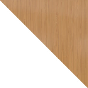 DHP Milton Kids' Low Wood Loft Bed - Natural/White