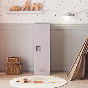 Max & Finn Casey Kids Tall Metal Storage Locker - Lavender