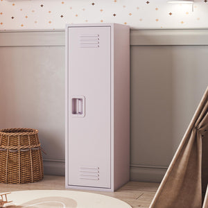 Max & Finn Casey Kids Tall Metal Storage Locker - Lavender