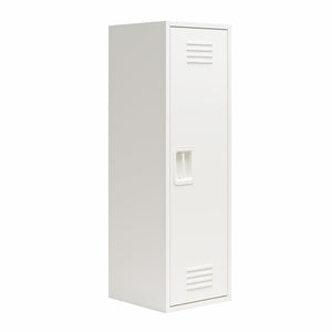 Max & Finn Casey Kids Tall Metal Storage Locker - White