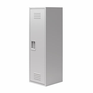 Max & Finn Casey Kids Tall Metal Storage Locker - Dove Gray