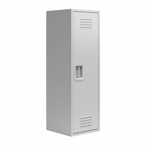 Max & Finn Casey Kids Tall Metal Storage Locker - Dove Gray
