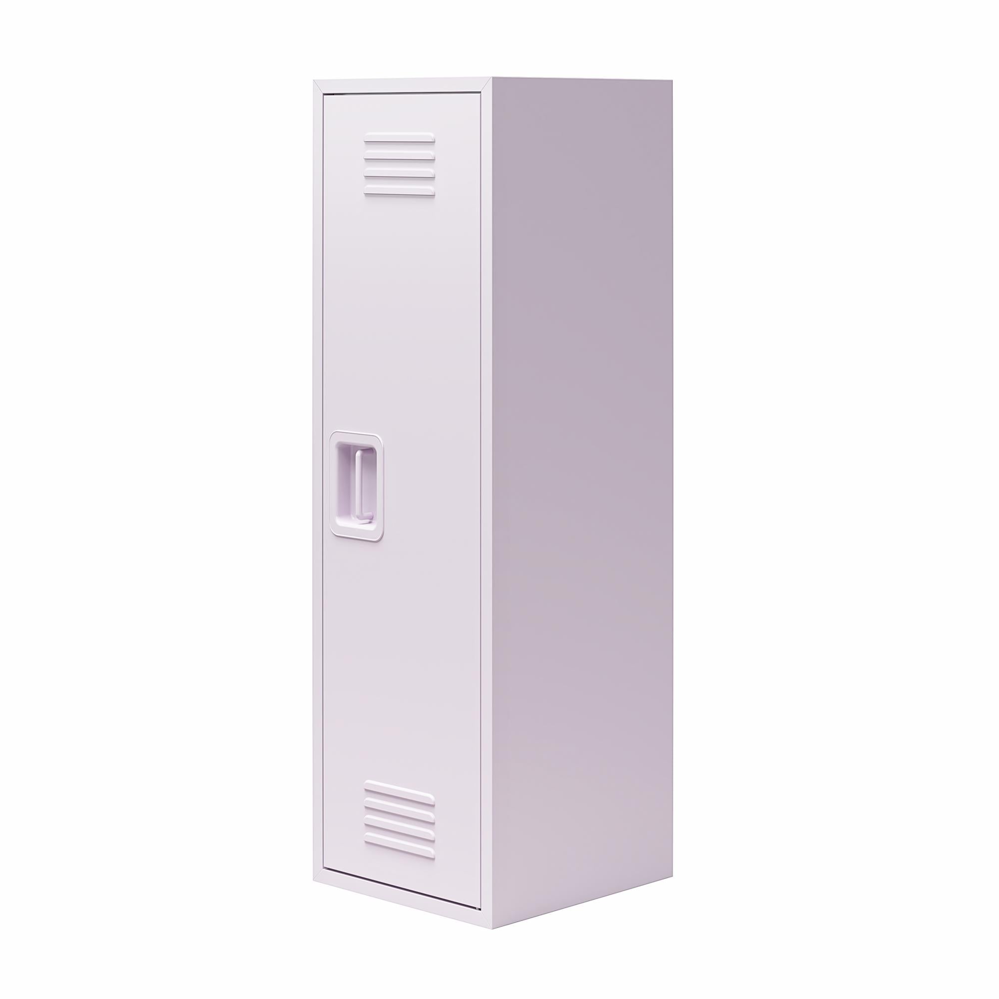 Max & Finn Casey Kids Tall Metal Storage Locker - Lavender