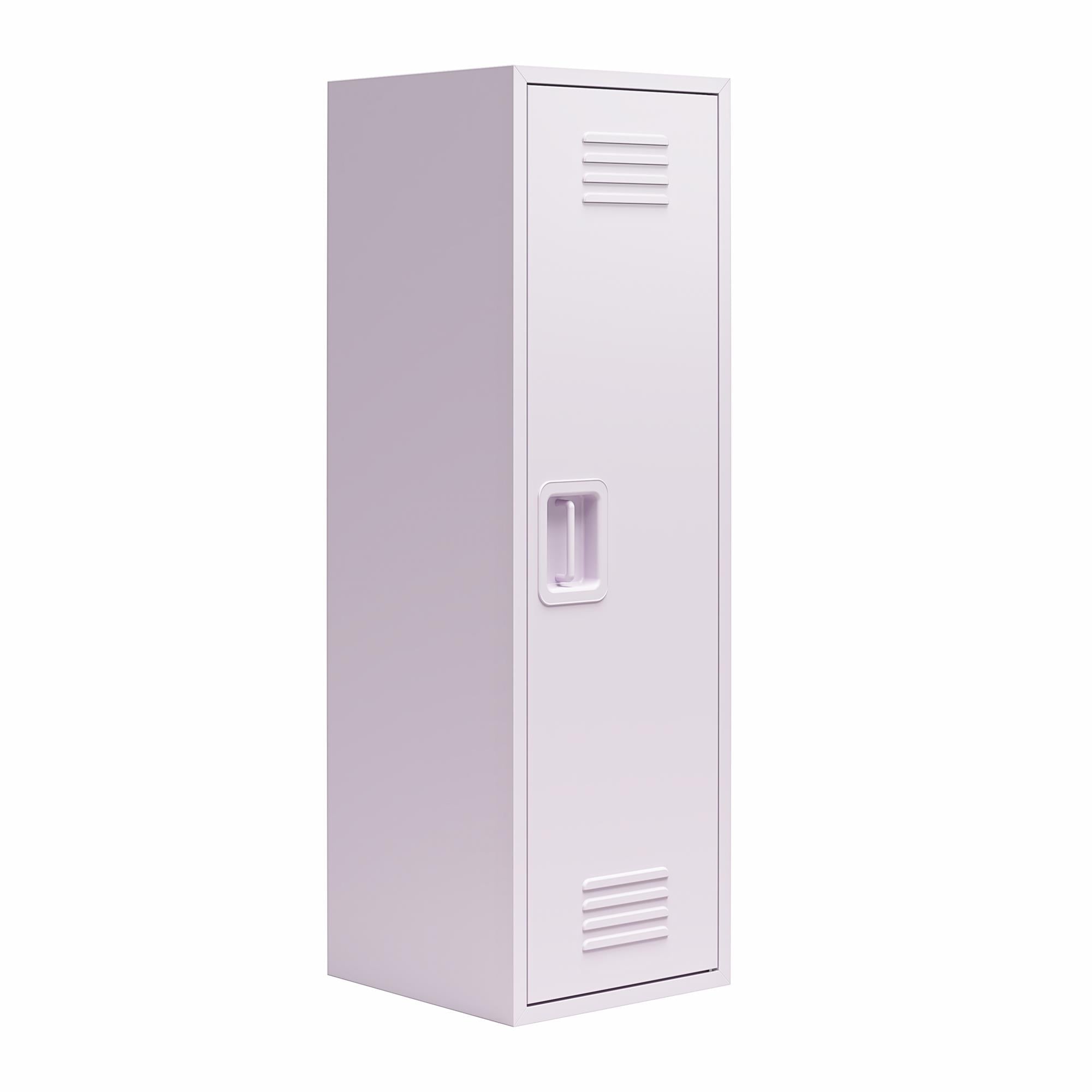 Max & Finn Casey Kids Tall Metal Storage Locker - Lavender