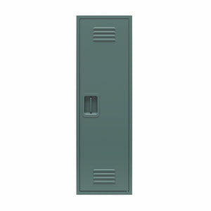 Max & Finn Casey Kids Tall Metal Storage Locker - Hunter Green