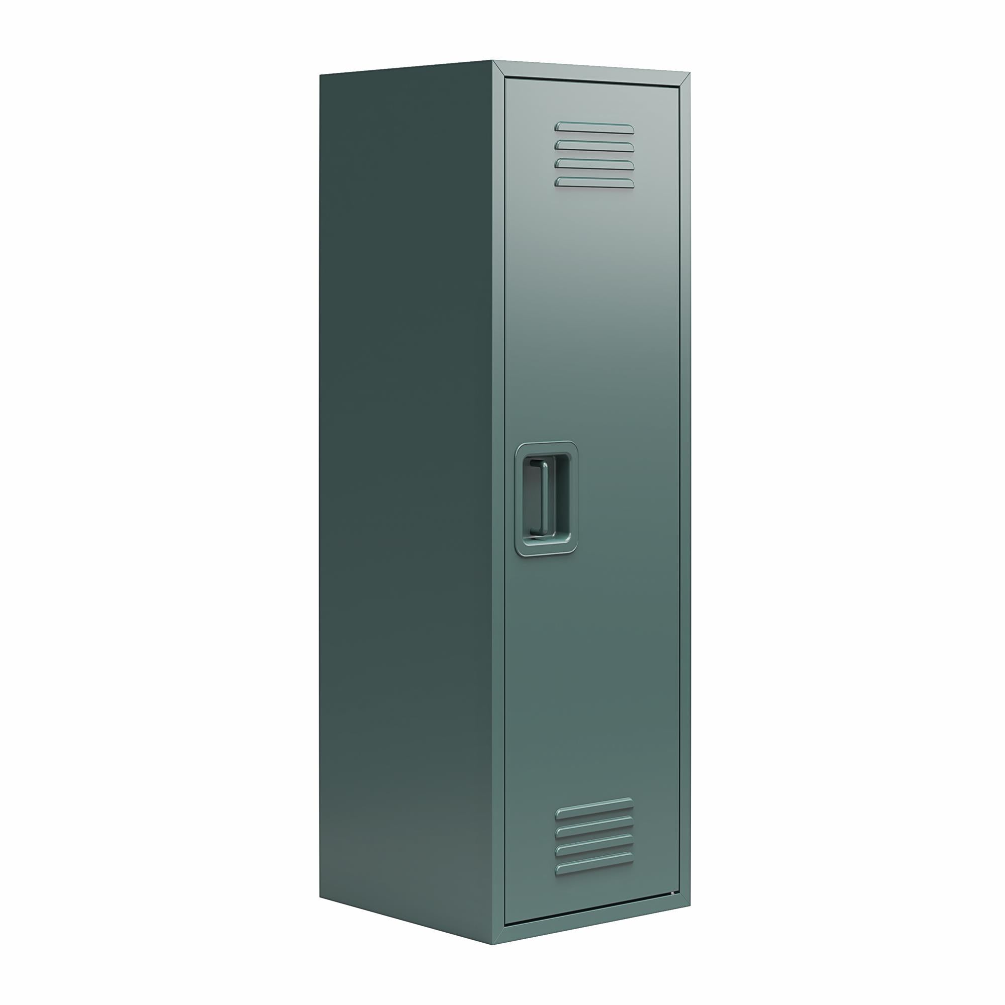 Max & Finn Casey Kids Tall Metal Storage Locker - Hunter Green