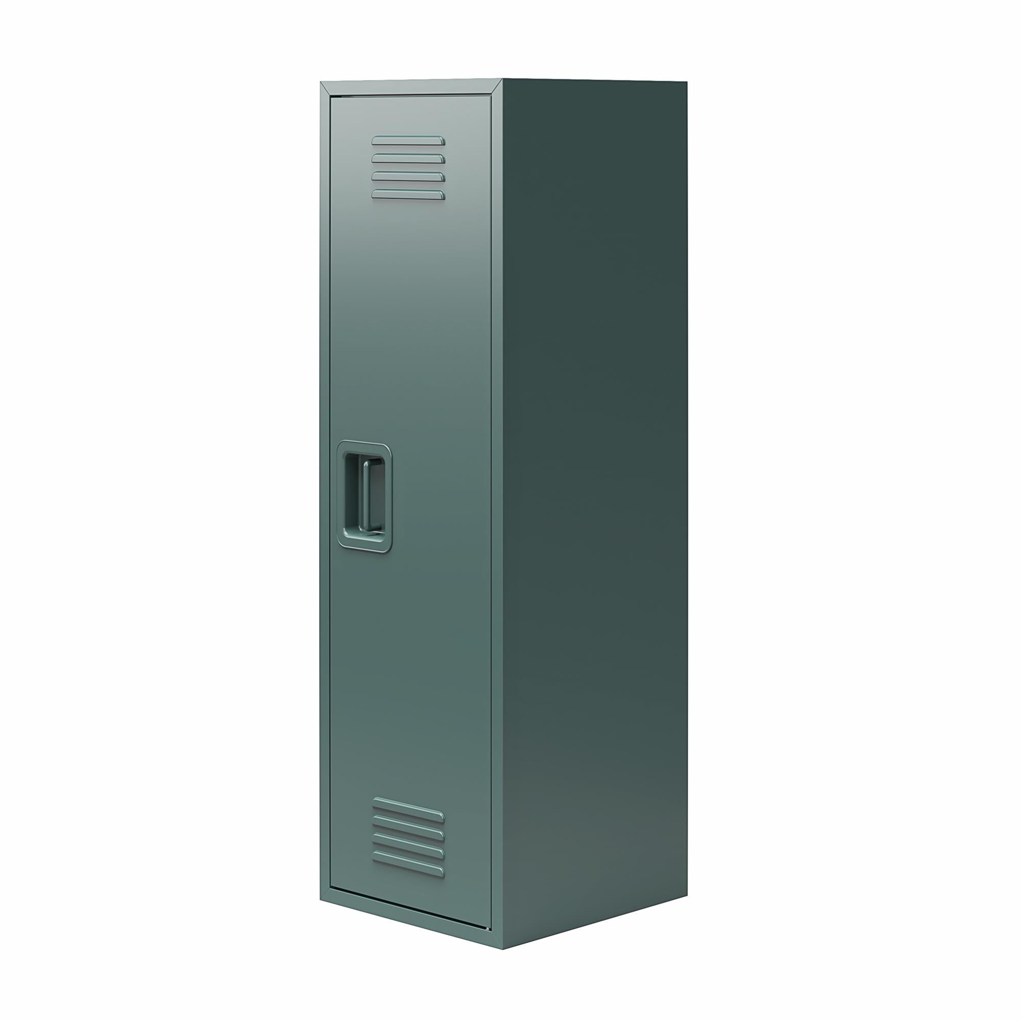 Max & Finn Casey Kids Tall Metal Storage Locker - Hunter Green