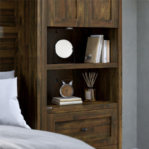 Signature Sleep Farmington Full Murphy Bed - Century Barn Pine - Full
