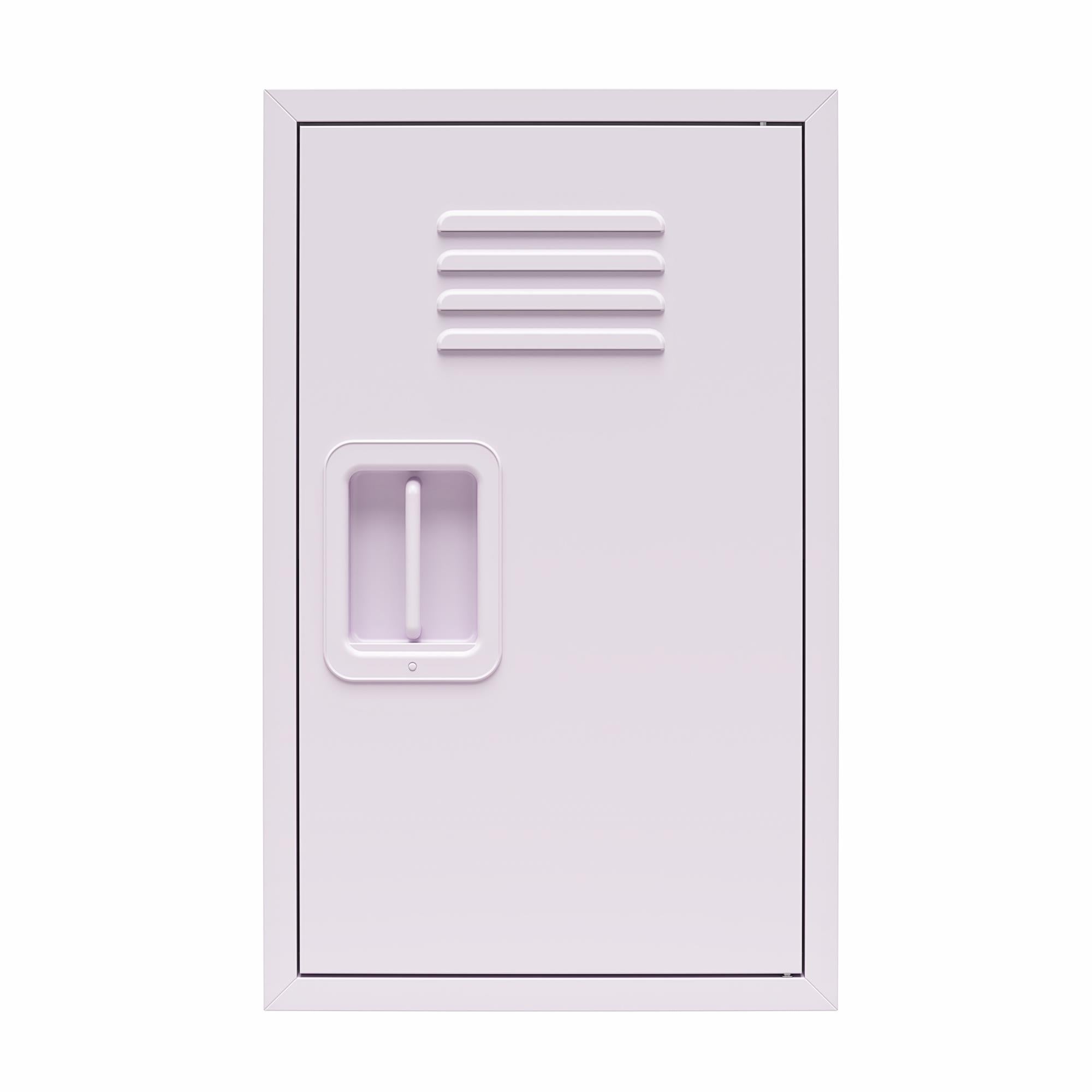 Max & Finn Casey Kids Stackable Mini Metal Storage Locker - Lavender