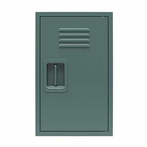 Max & Finn Casey Kids Stackable Mini Metal Storage Locker - Hunter Green