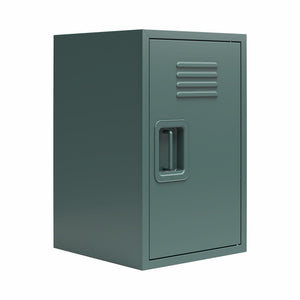 Max & Finn Casey Kids Stackable Mini Metal Storage Locker - Hunter Green