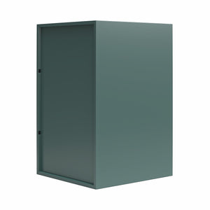Max & Finn Casey Kids Stackable Mini Metal Storage Locker - Hunter Green