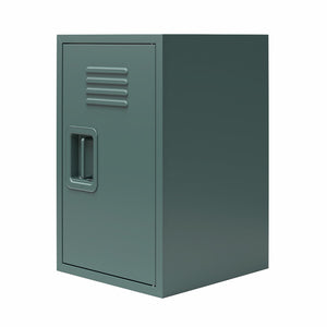 Max & Finn Casey Kids Stackable Mini Metal Storage Locker - Hunter Green