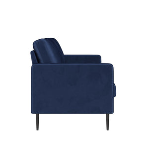 RealRooms Ellie 3-Seater Velvet Sofa - Blue