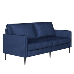 RealRooms Ellie 3-Seater Velvet Sofa - Blue