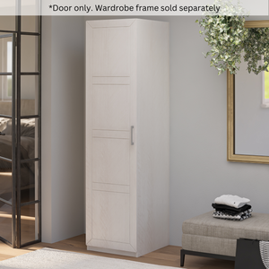 Systembuild Evolution Perry Park Modular Membrane Press Single Door Kit - Ivory Oak