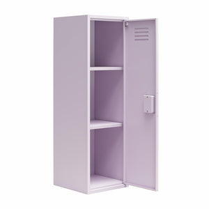 Max & Finn Casey Kids Tall Metal Storage Locker - Lavender