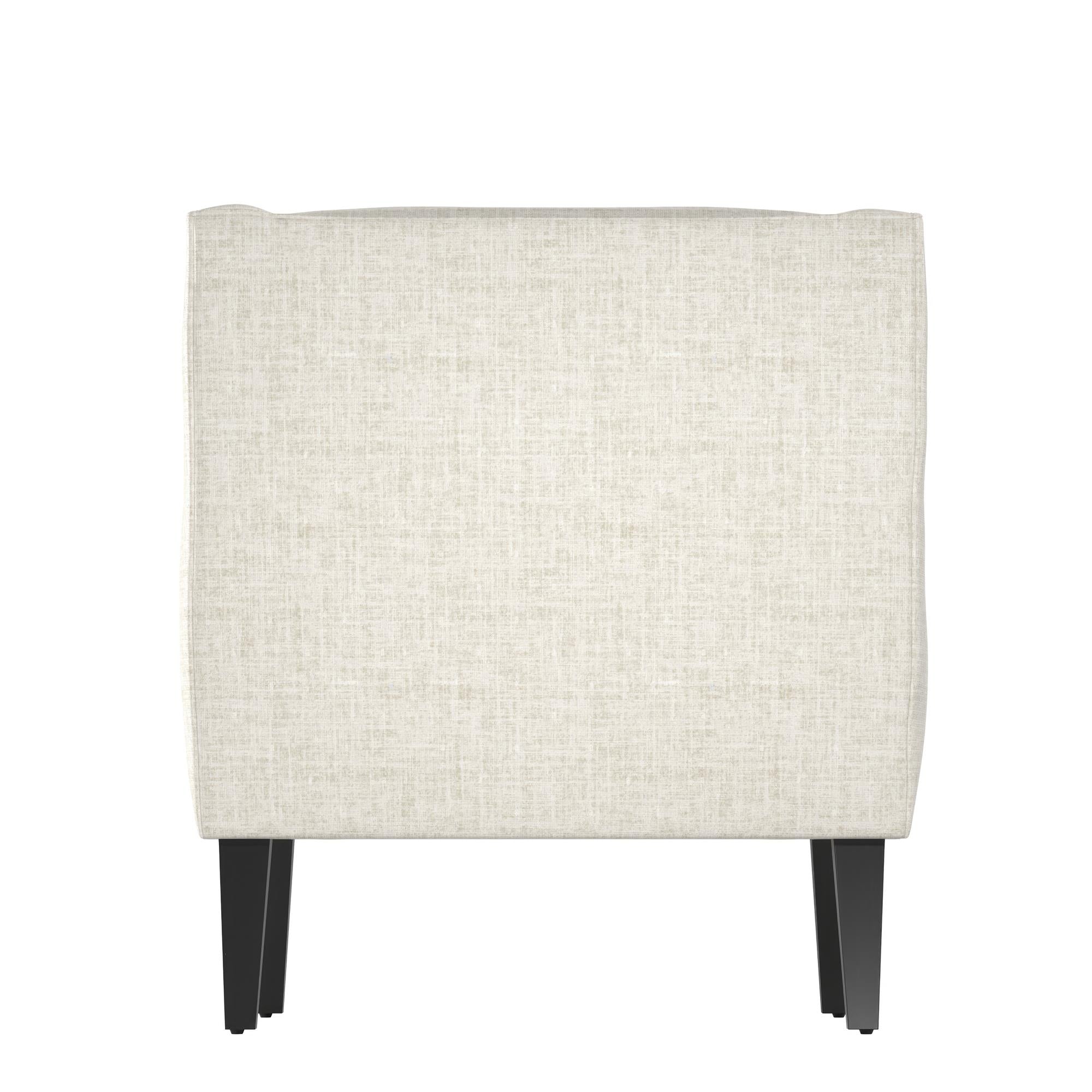 DHP Eleanor Accent Chair - Beige - 1-Seater