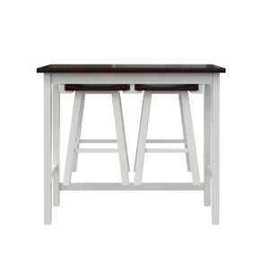 DHP Bryna 3-Piece Dining Set - White