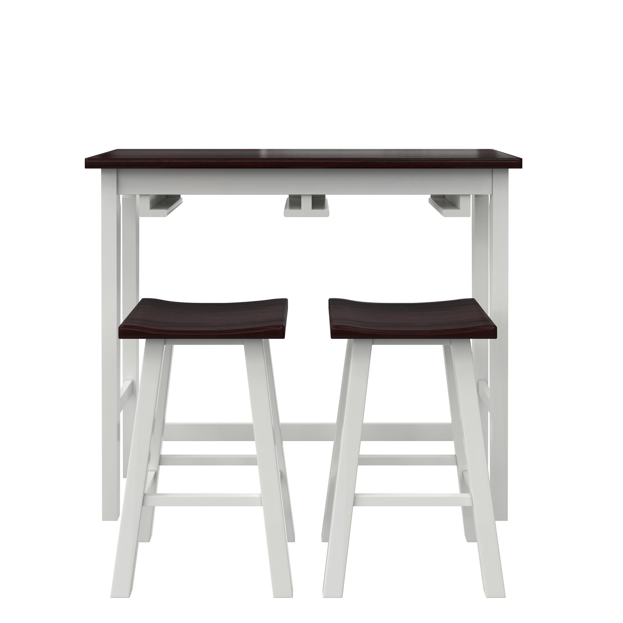 DHP Bryna 3-Piece Dining Set - White