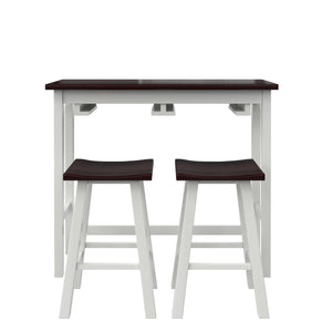 DHP Bryna 3-Piece Dining Set - White