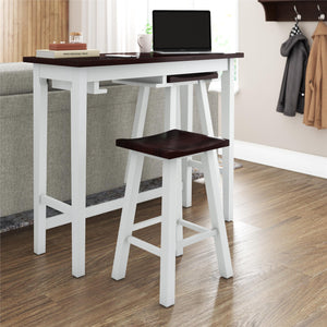 DHP Bryna 3-Piece Dining Set - White