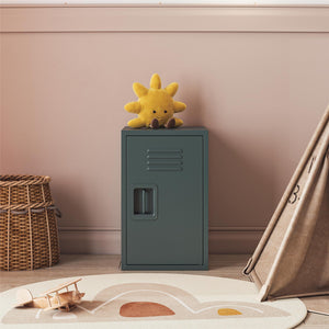 Max & Finn Casey Kids Stackable Mini Metal Storage Locker - Hunter Green
