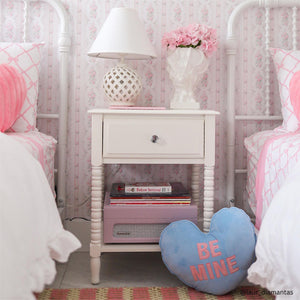 Max & Finn Wren Metal Bed - White - Twin