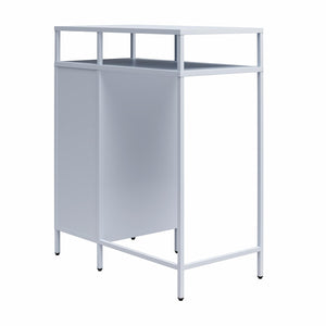 Novogratz Cache Metal Locker-Style Mini Refrigerator Organizer - Powder Blue