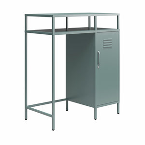 Novogratz Cache Metal Locker-Style Mini Refrigerator Organizer - Hunter Green