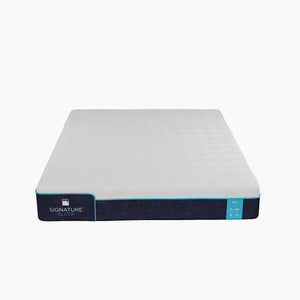 Signature Sleep Bliss 8" Charcoal Cool Gel Memory Foam Mattress - White - Queen
