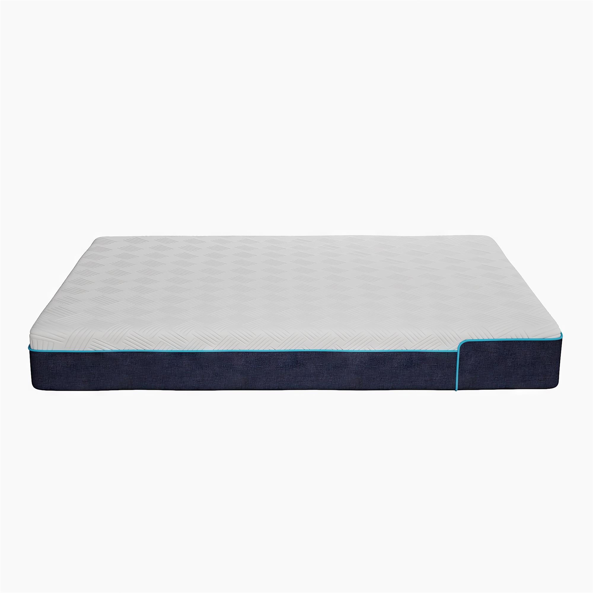 Signature Sleep Bliss 8" Charcoal Cool Gel Memory Foam Mattress - White - Queen