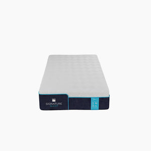 Signature Sleep Bliss 10" Charcoal Cool Gel Memory Foam Mattress - White - Twin