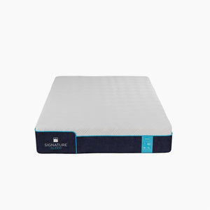 Signature Sleep Bliss 10" Charcoal Cool Gel Memory Foam Mattress - White - Full