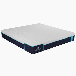 Signature Sleep Bliss 10" Charcoal Cool Gel Memory Foam Mattress - White - King