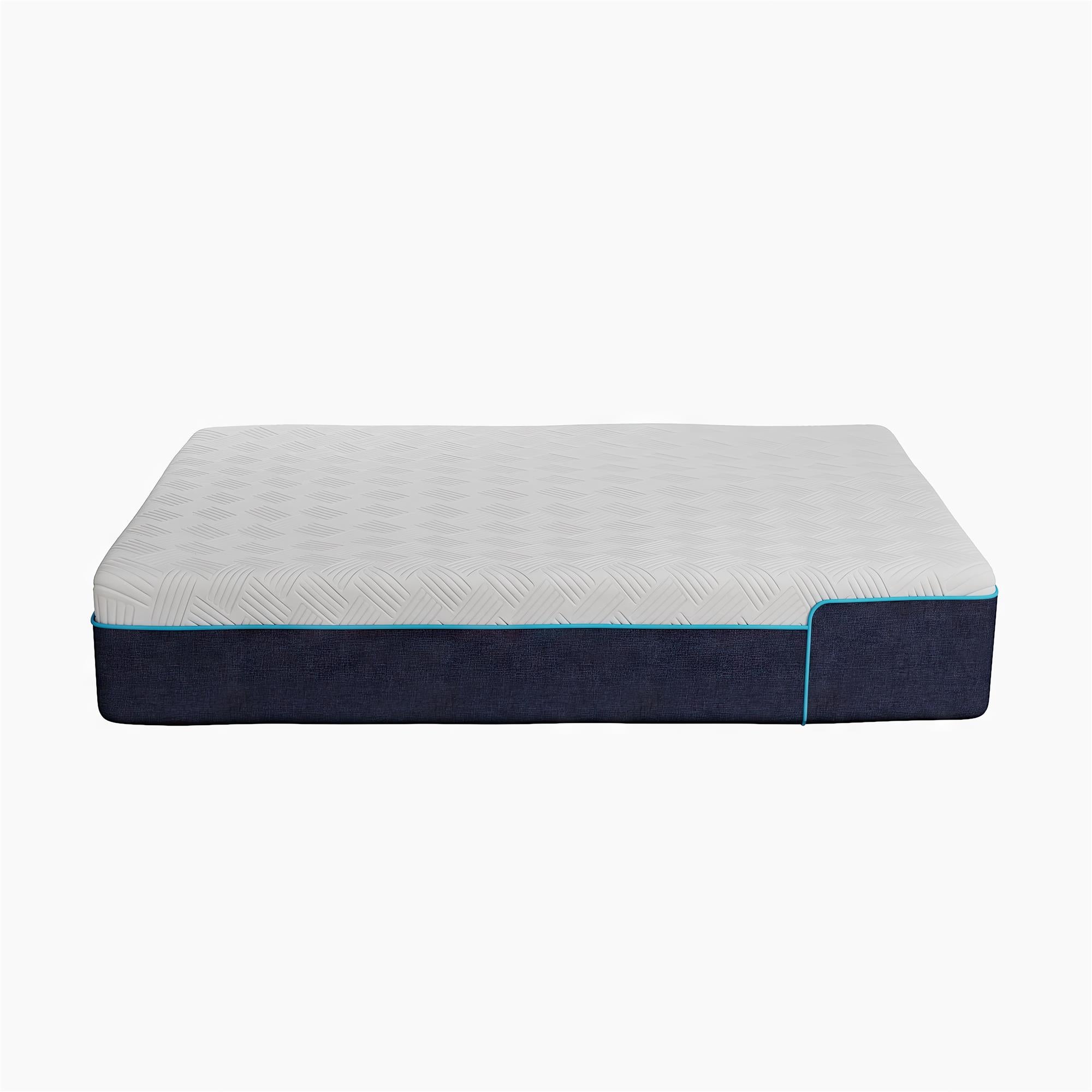 Signature Sleep Bliss 12" Charcoal Cool Gel Memory Foam Mattress - White - Full
