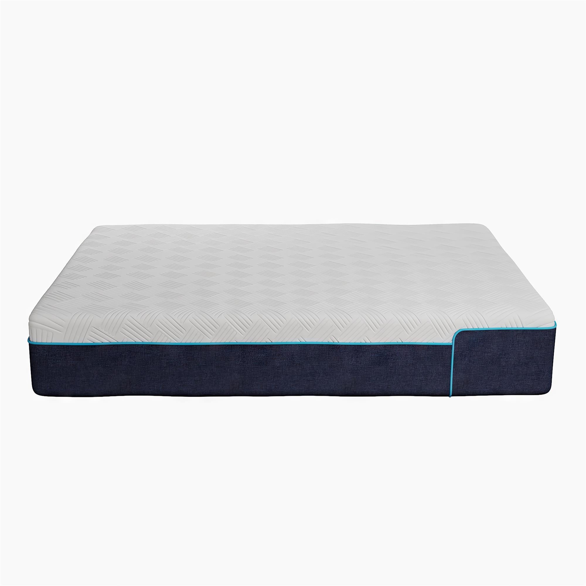 Signature Sleep Bliss 12" Charcoal Cool Gel Memory Foam Mattress - White - Queen