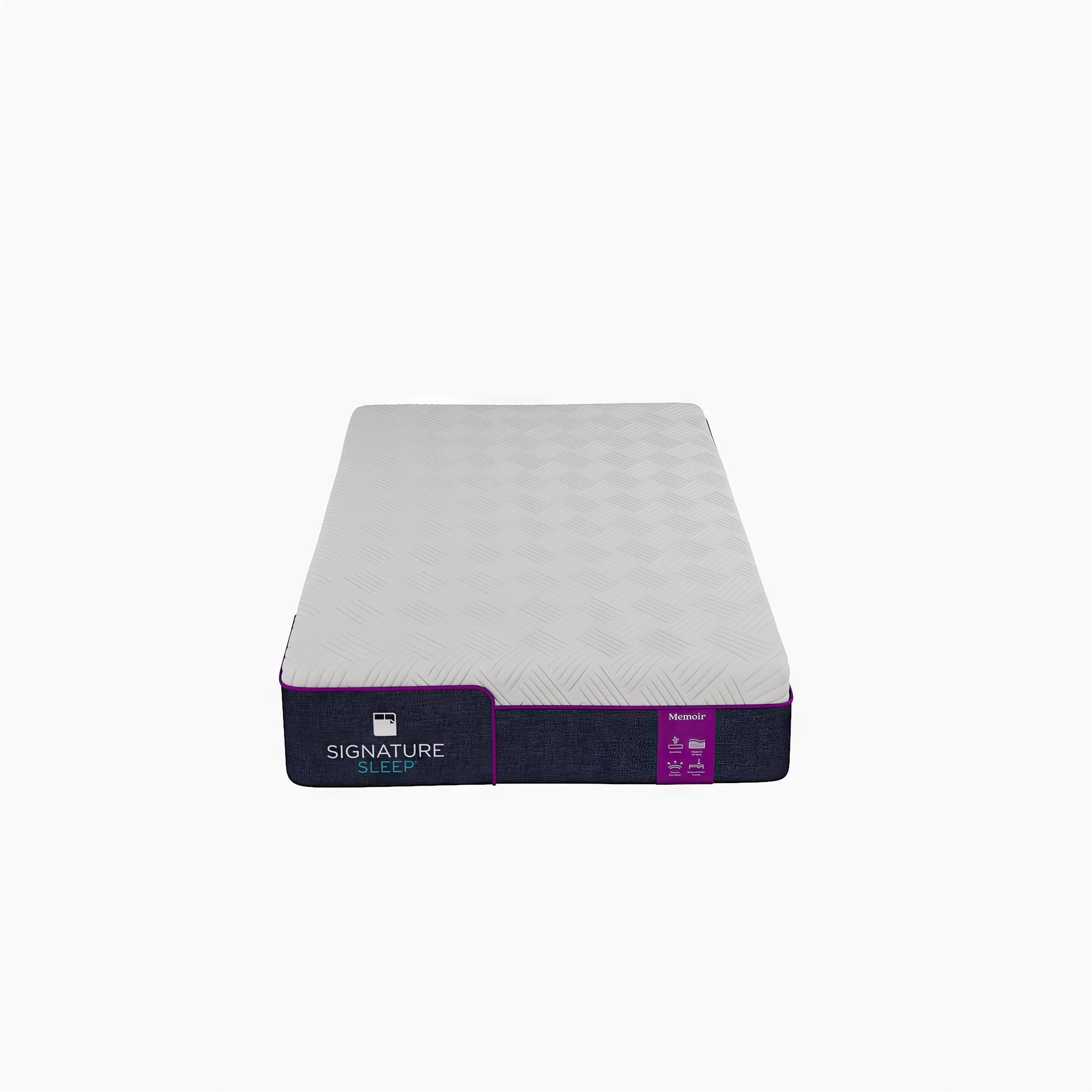 Signature Sleep Memoir 8" Memory Foam Mattress - White - Twin