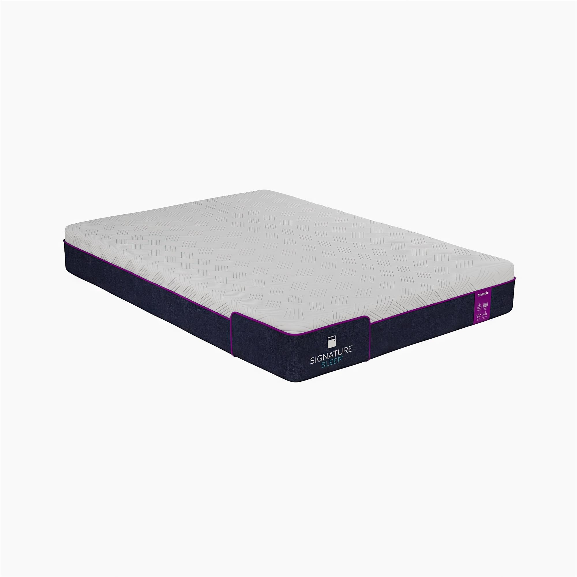 Signature Sleep Memoir 8" Memory Foam Mattress - White - Full