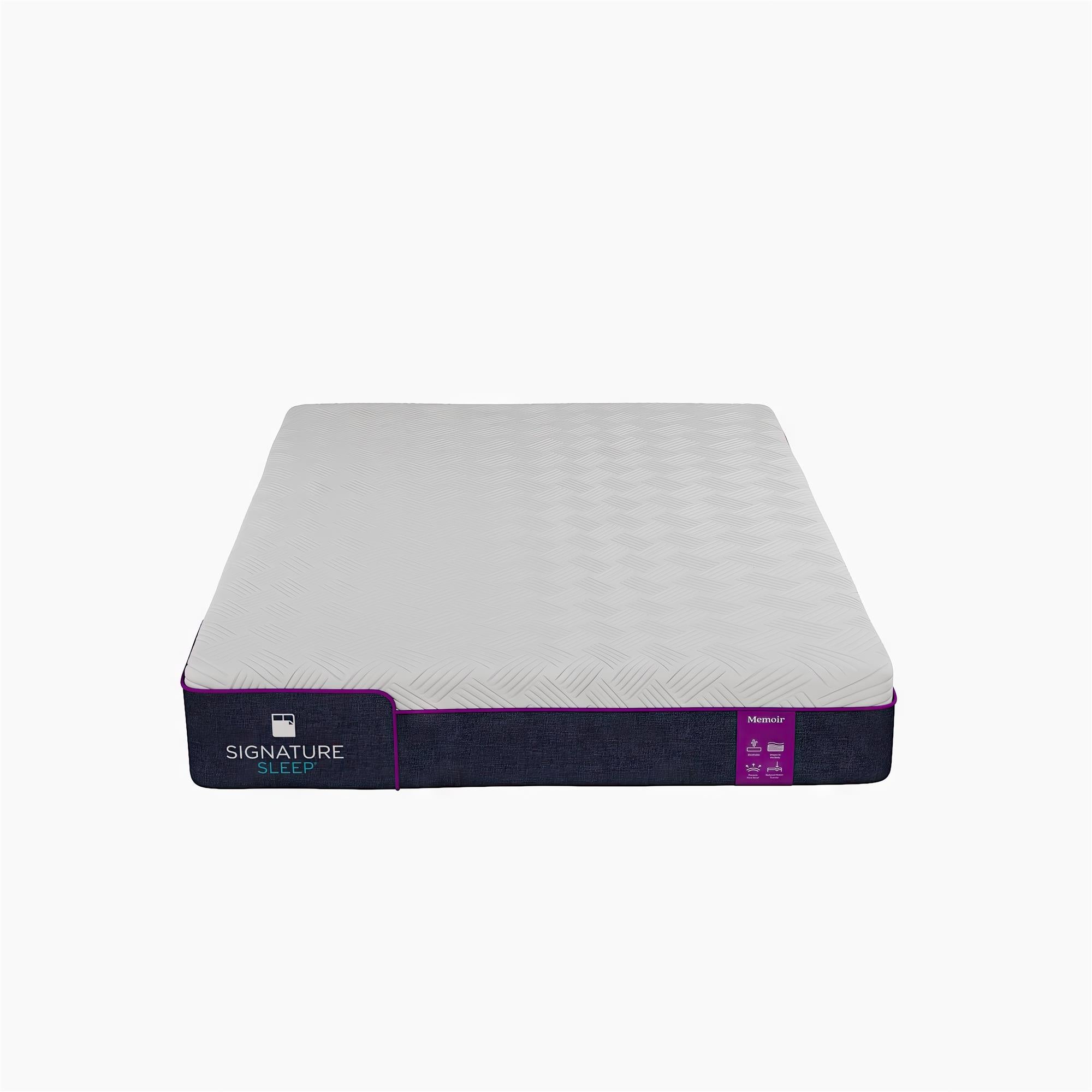 Signature Sleep Memoir 8" Memory Foam Mattress - White - Full