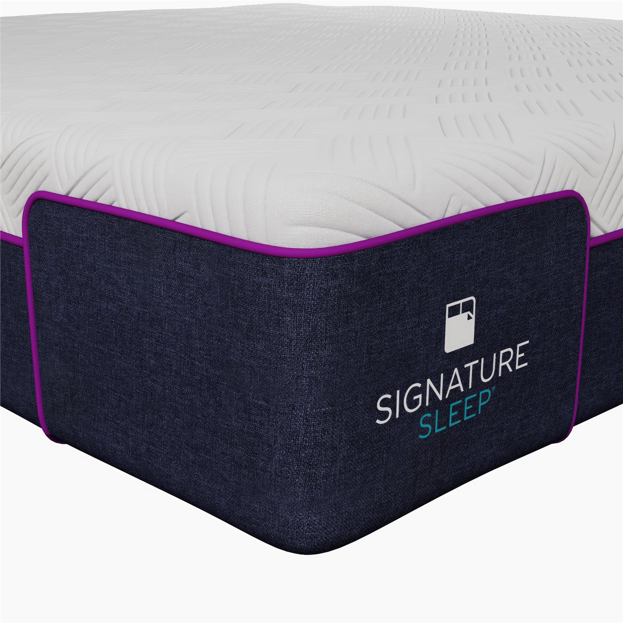 Signature Sleep Memoir 12" Memory Foam Mattress - White - King