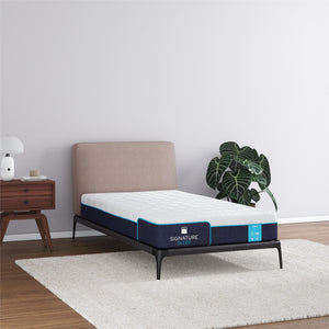 Signature Sleep Bliss 8" Charcoal Cool Gel Memory Foam Mattress - White - Twin