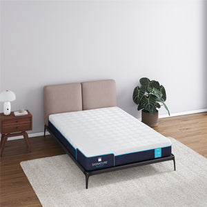 Signature Sleep Bliss 8" Charcoal Cool Gel Memory Foam Mattress - White - Queen
